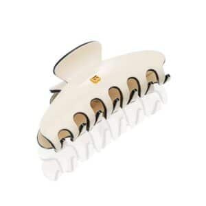 balmain pince a cheveux large white/black