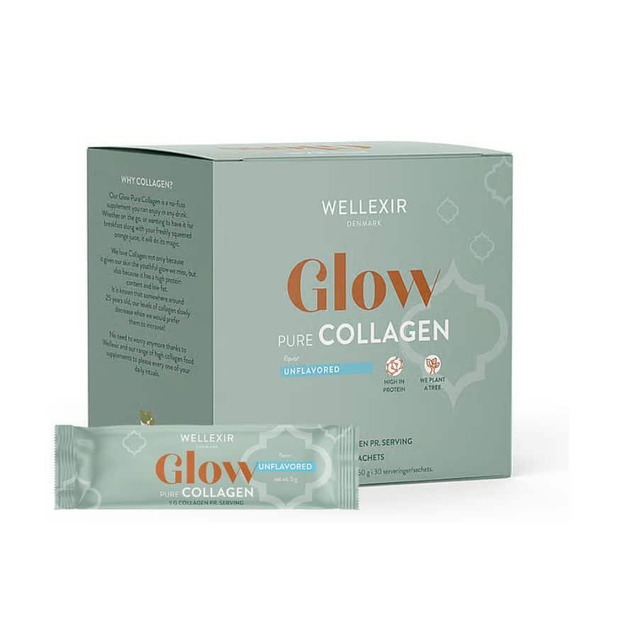 Wellexir Glow Pure Collagen 30 sachet Box
