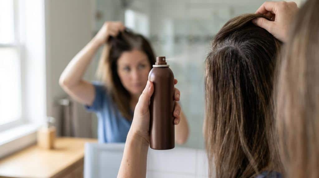 root touch-up spray